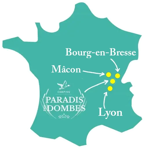 carte france lyon